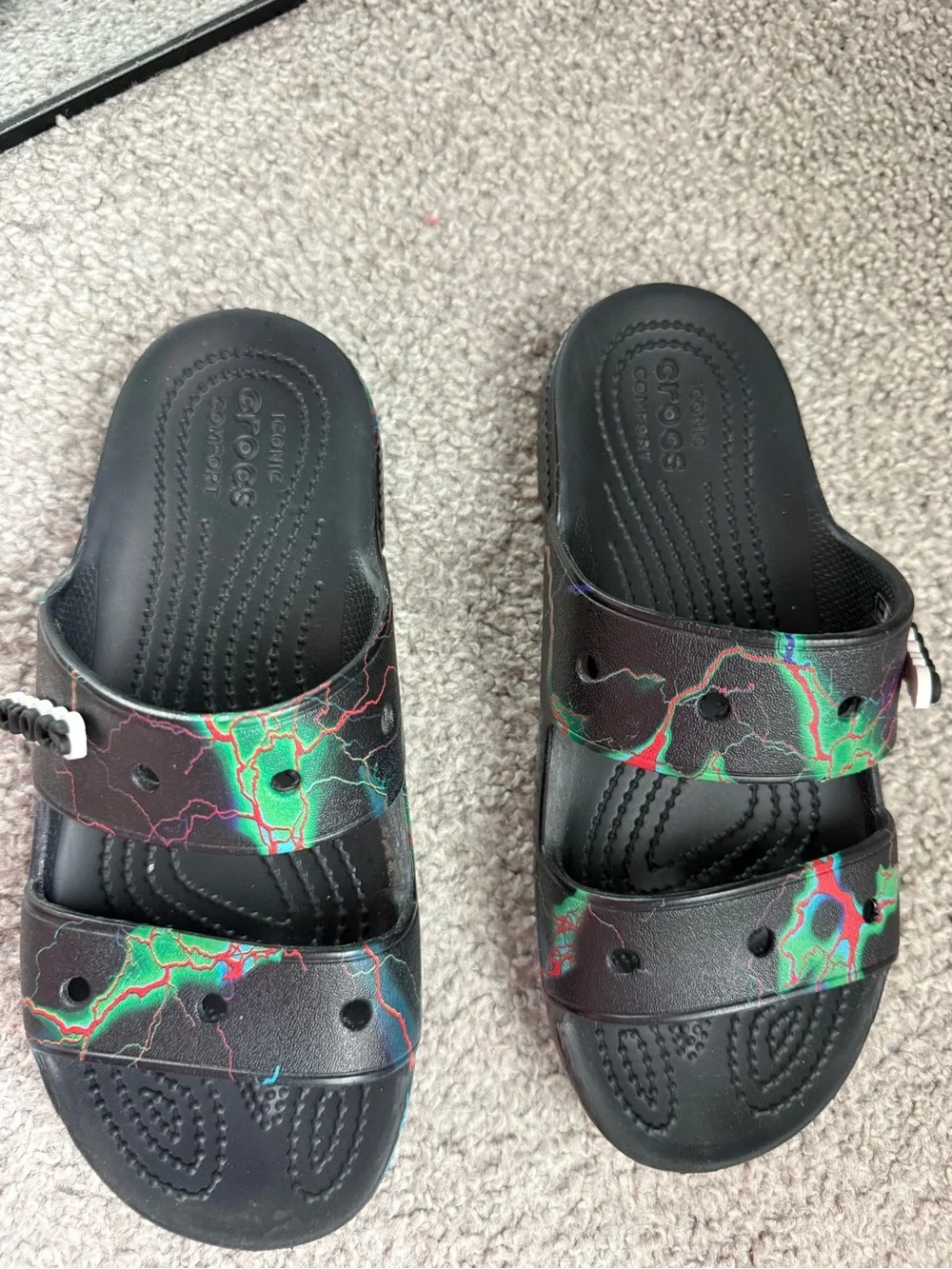 CROCS Women's Out of This World Slide Sandals from Finish Line Size 7